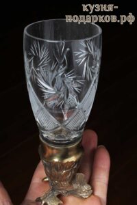 Хрустальный бокал для вина Лось