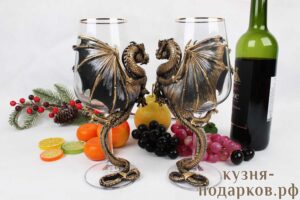 Бокал для вина Дракон из композита
